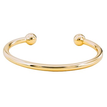 9ct gold solid Torque Bangle